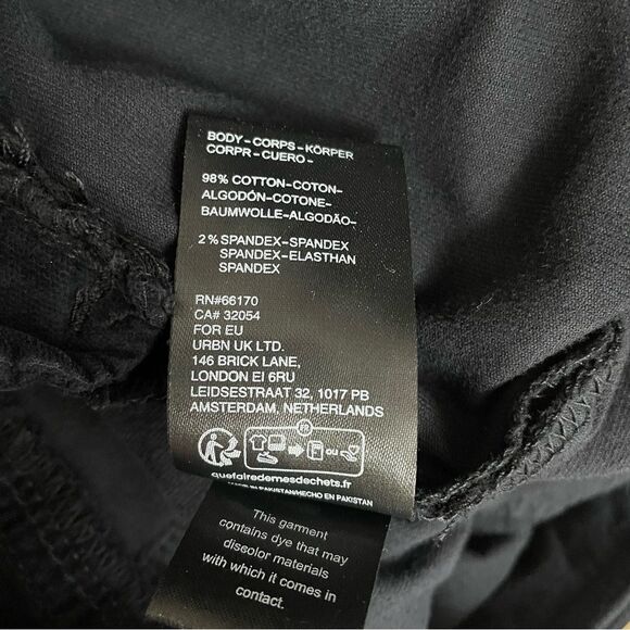 NWT Free People In My Feelings Black Velvet Crop Slim Flare Boho Pants Size XS - Picture 11 of 13